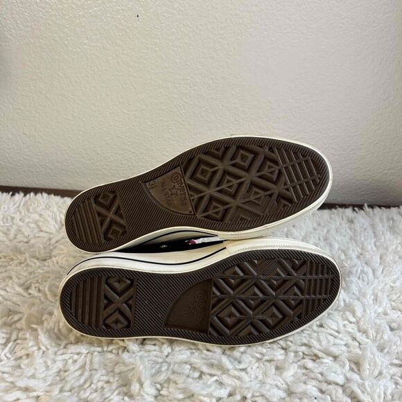 Converse  Low Top Sneakers Canvas Black Size US 5.5 - Picture 7 of 9